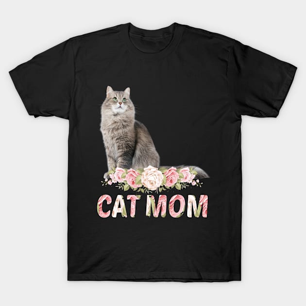 Cat Mom T-Shirt by othmane4